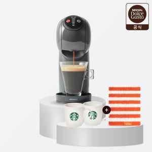 돌체구스토 지니오S 베이직 캡슐 커피머신+스타벅스 머그 2P 세트+테토 수피마 수건 증정