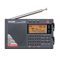 FM 라디오 휴대용 Tecsun PL-330 스테레오 리튬 배터리 이어폰 영어 음악 야외