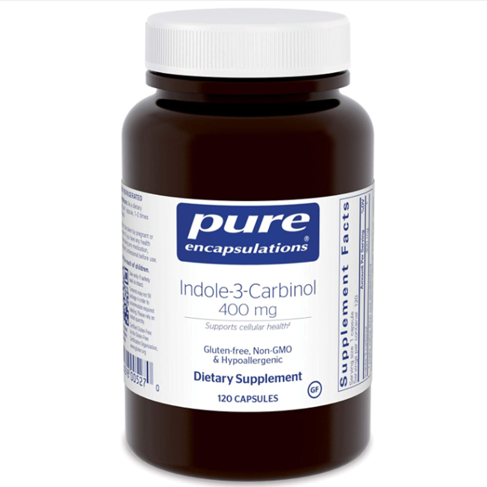 퓨어인캡슐레이션 Indole <b>3</b> Carbinol <b>인돌</b> <b>3</b> <b>카르비놀</b> 400mg 120캡슐