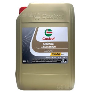 캐스트롤 벡톤 롱드레인 5W30 금색 20L CK-4 E8 상용차 100% 합성 연비절감형 장수명 디젤 엔진오일 (10W40 대체시 연비개선)