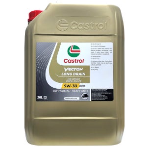 캐스트롤 벡톤 롱드레인 금색 5W30 20L CK-4 E8 연비절감형 100% 합성 장수명 디젤 엔진오일 (10W40 대체시 연비개선) 화물차 트랙터 선박용 리뉴얼 신제품