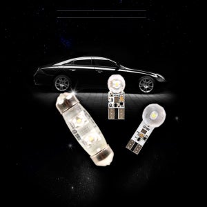 엔바이어스 크리스탈 전파상 LED 자동차 차량 실내등 페이드인 T10 31mm