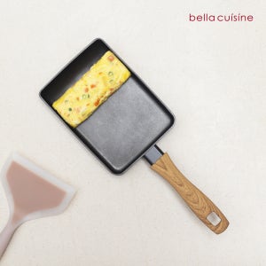 벨라쿠진 우드패턴 18cm IH 사각 계란말이팬/인덕션 가능