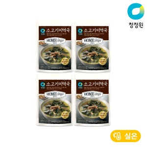 청정원 호밍스 소고기미역국 450g, 4개