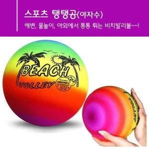 스포츠 야자수 탱탱볼 두껍고 탱탱한 안전한 비치볼 해변물놀이공