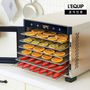 리큅 스텐 6단 식품건조기 야채 과일 고추건조기 가정용 고추말리는기계 6.8kg, 블루 (BLD-S600BL)