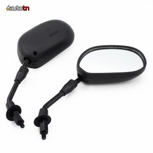 A1 한길 오토바이 바이크 8mm XQ 블랙 백미러 사이드미러 HK-0009