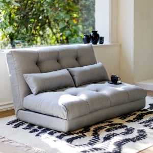 아이와비 허그 패브릭 접이식 소파베드(쿠션2개포함) 3colors