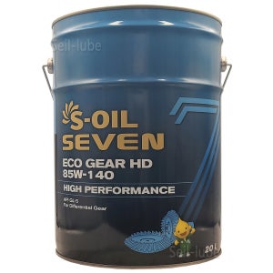 에스오일 세븐 에코 기어 HD 85W140 20L GL-5 액슬 데후 디퍼런셜 기어 오일 (화물차 중장비 굴삭기 포크레인)
