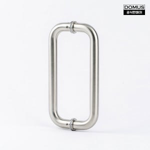 도무스 강화도어손잡이 G213 19파이 200mm 실버 유리문 목문 갈바문