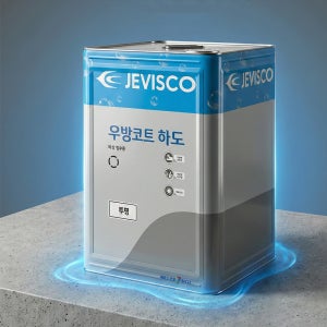 옥상 방수 우레탄 페인트 방수액 제비스코 우방코트 하도 투명, 14L, 1개