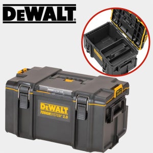 디월트 터프시스템 2.0 중형 공구함 다용도 부품상자 공구정리 작업 DWST83294-1