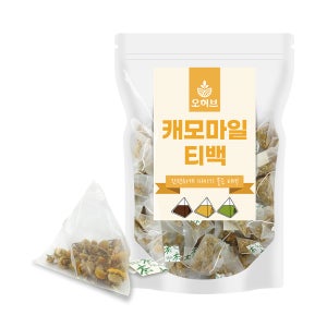 캐모마일 카모마일 차 100개 삼각 티백차 식수대용 허브차 허브티