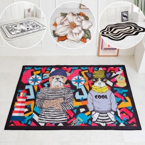 북유럽 거실 카페트 매트 사계절 거실패드 특대형 러그 25번 200x300