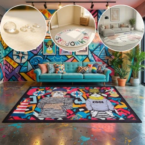 북유럽 카페트 거실 패드 대형 특대형 매트 25번 200x300