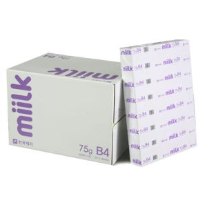 무배)한국)복사용지-밀크(B4/75g/500매5권)