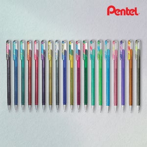 펜텔 하이브리드 듀얼 메탈릭 펜 라메펜 반짝이펜