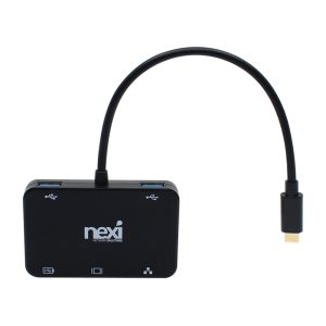 멀티허브 USBC멀티포트 덱스 썬더볼트 4K 맥북허브 HDMI LAN NX0697