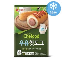 롯데 쉐푸드 우유핫도그 280g(70gx4개입) 개별포장