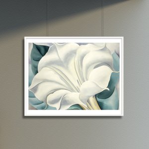 White Trumpet Flower, 조지아 오키프 대형액자