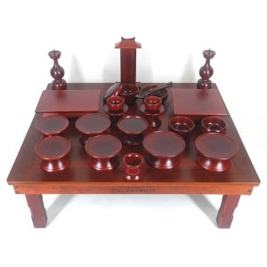 남원목기 제사 간소 간편 제기세트15p