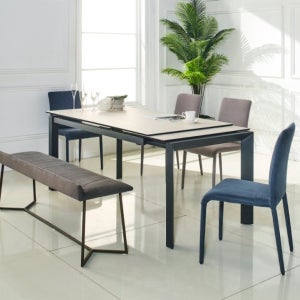 확장형세라믹식탁 확장형식탁 당기고넣고(강화유리세라믹)