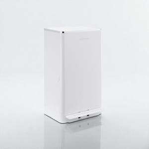 매직캔 휴지통 21L 히포 크롬/화이트 리필봉투 기본 1롤