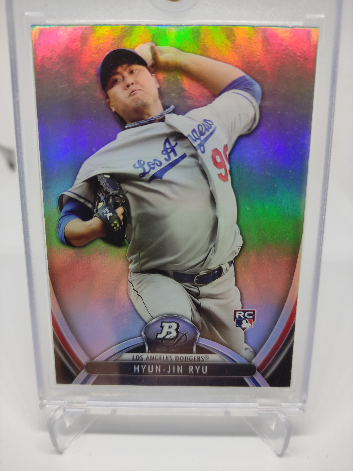 2013 Topps Bowman Platinum RC 류현진 Hyun Jin MLB 카드