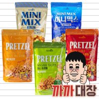 대용량 미니 프레첼 미니믹스 800g 와사비 체다치즈 매콤비프 안주 간식 주전부리 벌크