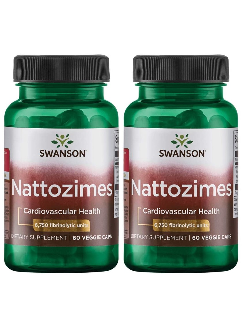 스완슨 나토키나제 6750FUs 60베지캡슐 X 2팩