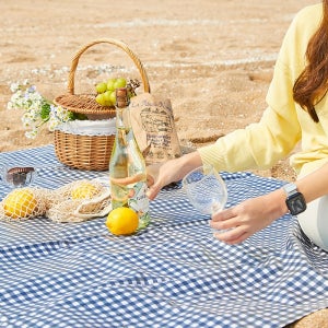 봄나들이 감성 방수 피크닉 매트/캠핑 야외 돗자리 3종택1 S/M/L