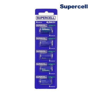슈퍼셀 4LR44 건전지 카드 5개입