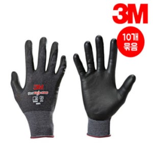 3M 프로그립1000 니트릴폼 코팅 장갑 다목적장갑/10개 S.M.L