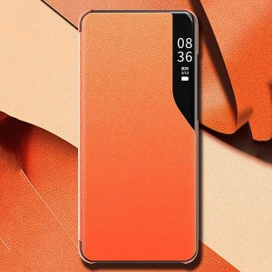 갤럭시A32 5G A326 점프 클리어뷰 가죽 스탠딩 플립 커버 핸드폰 케이스