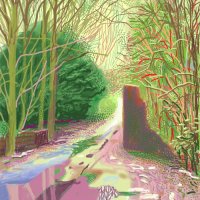 DavidHockney 팝아트 데이비드 호크니 나혼자산다 태양 그림액자