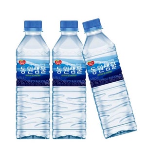 500ml 20병 동원샘물 안전한 생수 배송 배달 맑은 에코 정기 산소 고급 먹는 물 500