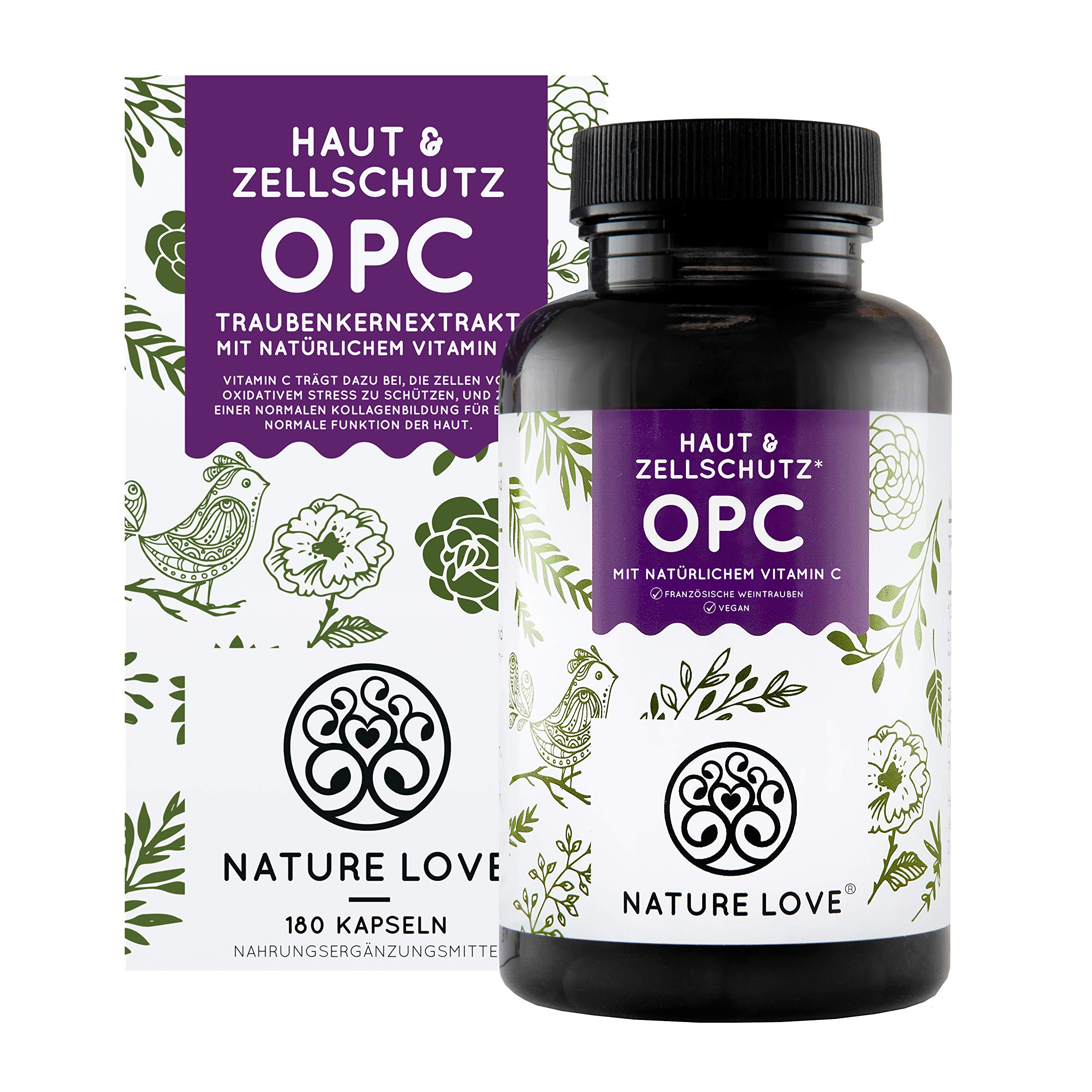 [독일직구] NATURE LOVE OPC 포도씨 추출물 180정