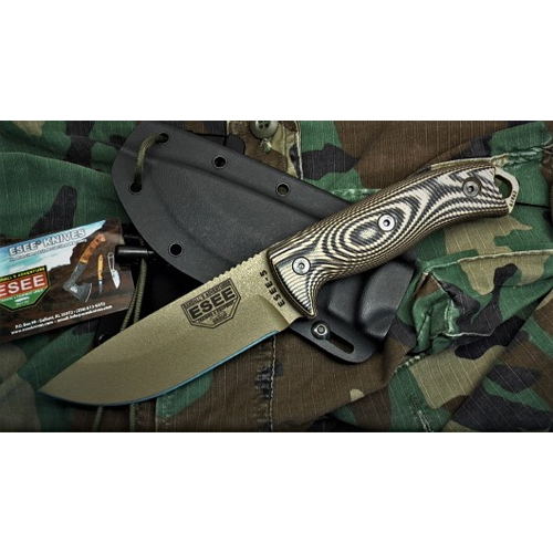 ESEE 5PDE-005 택티컬 나이프 밀리터리 전술 서바이벌 등산 생존 칼