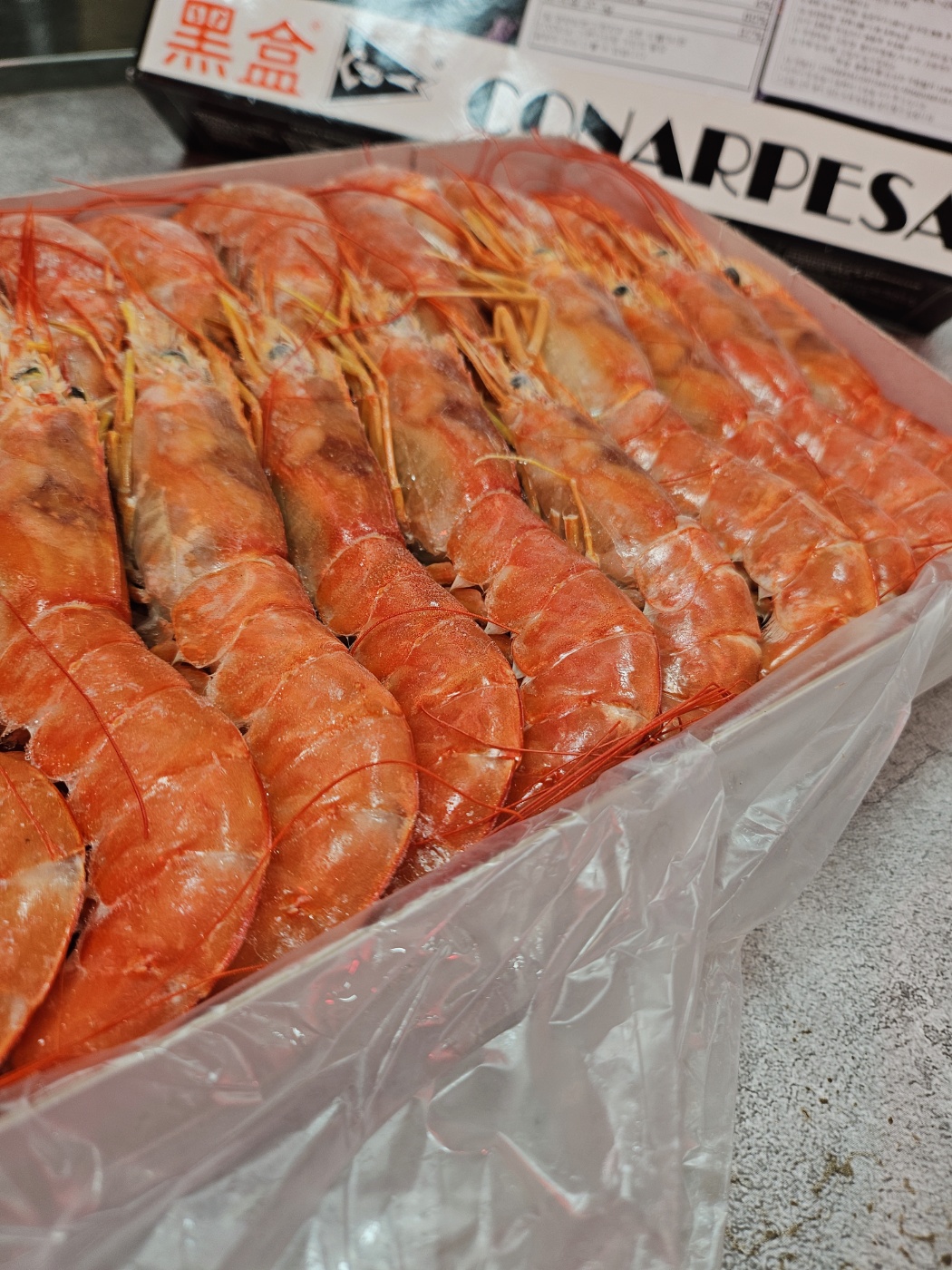 아르헨티나 급냉 자연산 붉은새우2kg 적새우 랍스타맛새우 랑고스티노 홍새우 L1 L2