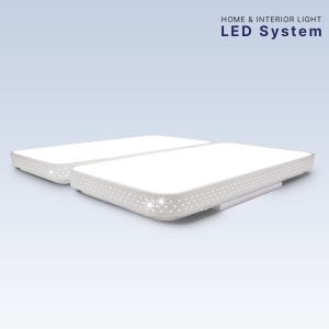 LED 인테리어 천장등 국산 가정용 조명기구 시스템 거실4등 120W