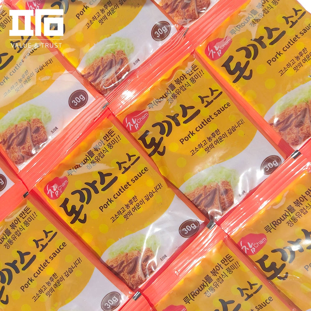 우리식품 참 돈까스 소스 30g 1봉지 소량판매 가정용 업소용 일회용