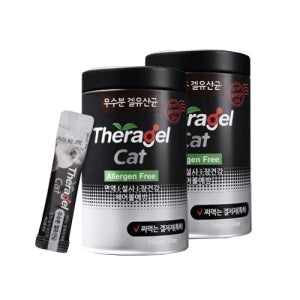 테라겔캣 헤어볼 배출 짜먹는 고양이용 프리미엄 겔유산균 30포, 2개