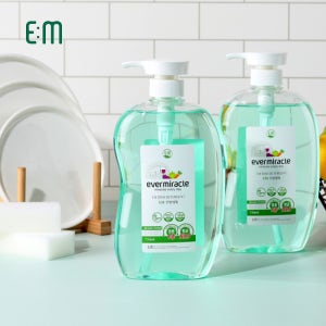이엠 비건 친환경 EM 과일 세척 1종 주방 세제 750ml