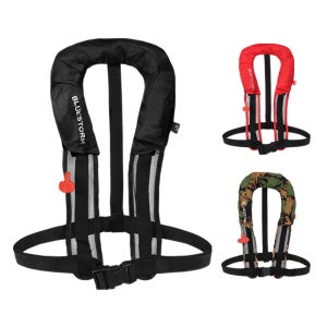 블루스톰 자동팽창식 구명조끼 선상 낚시 BSJ-8320RS