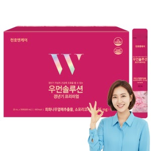 갱년기 여성 호르몬 에스트로겐 우먼솔루션 회화나무열매 천호