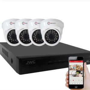 현우CCTV 500만화소 실내용 카메라4대 녹화기 세트