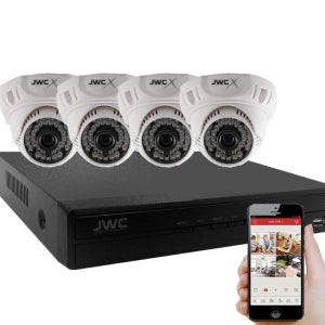 현우CCTV 400만화소 실내용 카메라 4대 녹화기 세트