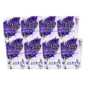 샤프란 릴렉싱 아로마 섬유유연제 리필 1.6L x 8개 1박스