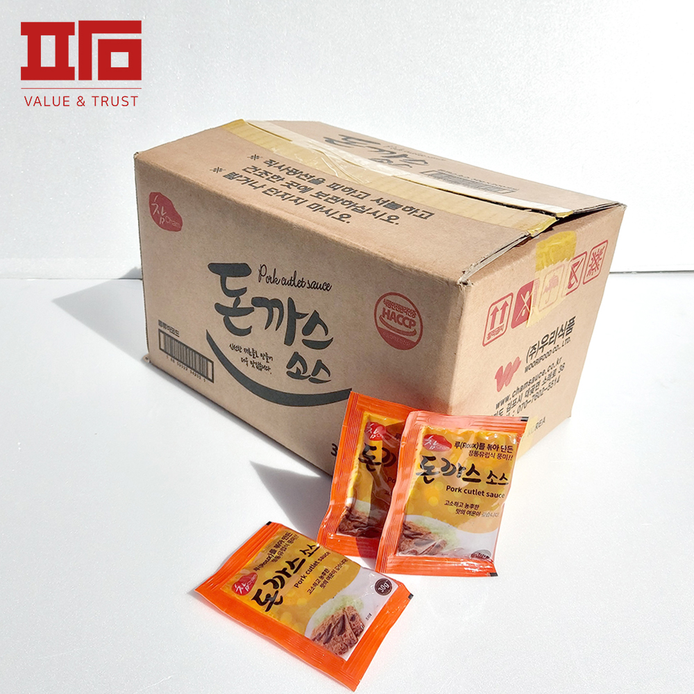 우리식품 참 돈까스 소스 30g x 200봉 1박스 업소용 증정용 일회용