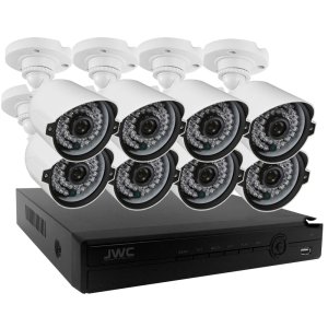 현우CCTV 240만화소 실외용 CCTV카메라 8대 녹화기 세트